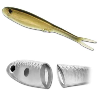 Berkley Hollow Belly Split Tail 75 AS 7,5cm - arkansas shiner - 5Stück