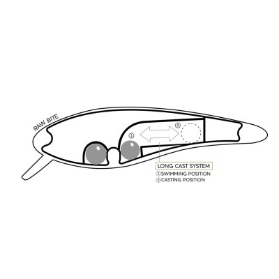Westin RawBite - Wobbler 3D Motoroil Blood - Floating - 17cm - 100g - 1 Stück