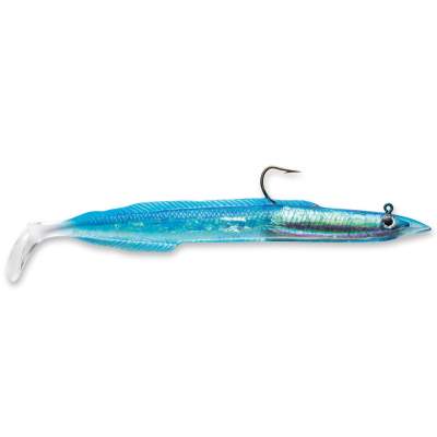 Berkley Powerbait Mounted Sandeels blue, 12,5cm - blue - 16g - 4Stück