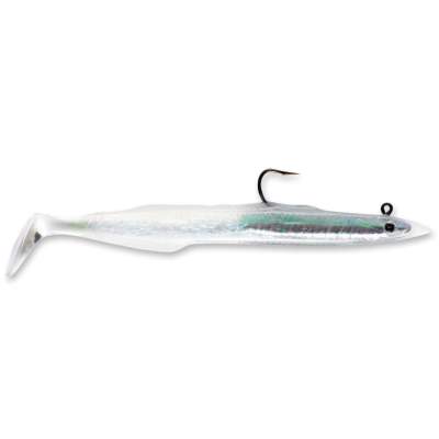 Berkley Powerbait Mounted Sandeels white 12,5cm - white - 16g - 4Stück