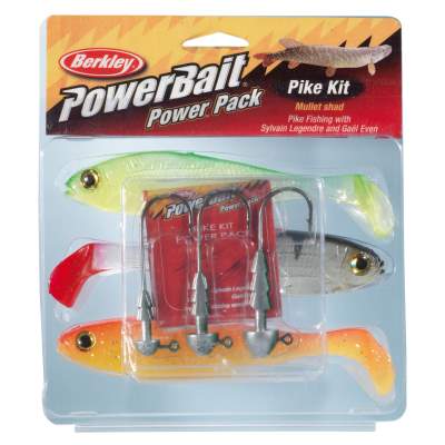 Berkley Powerbait - Pike Mullet Kit 15cm - sortiert - 7+14+21g - 3Stück