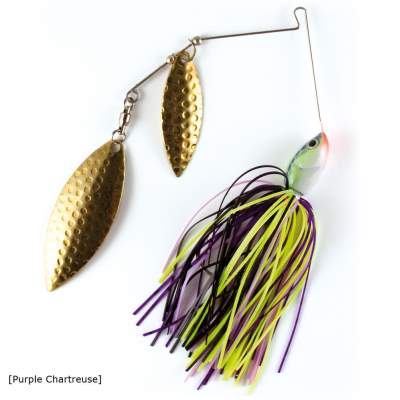 Berkley Powerbait Dark Zone Spinnerbait, 1/2oz P/CH 14, - Purple chartreuse - 14g - 1Stück