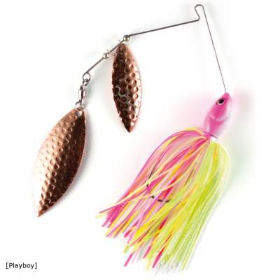 Berkley Powerbait Dark Zone Spinnerbait, 1/2oz PB 14 Playboy - 14g - 1Stück