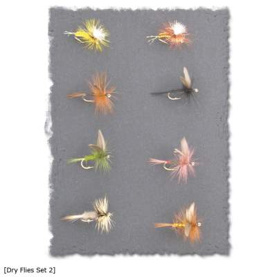 X-Version Fly Fliegenset: DRY FLIES 2, - 8Stück