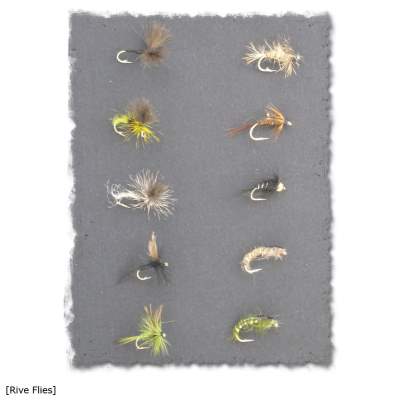 X-Version Fly Fliegenset: RIVER FLIES 10Stück