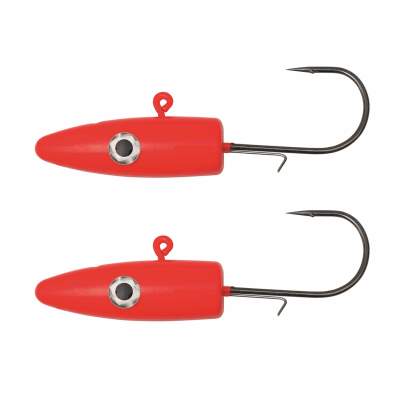 Kinetic Sea Bullet - Lead Free Jigheads 100g - Red UV - 2Stück