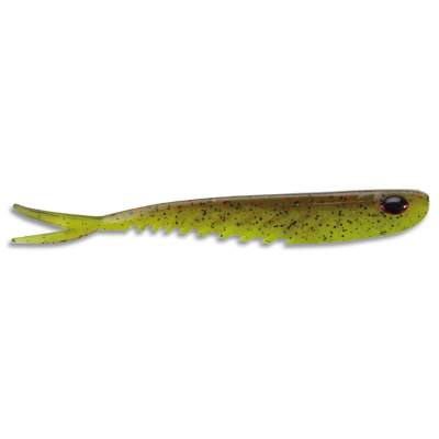 Berkley Gummifisch Powerbait Ripple Minnow 5 Brown Chartreuse, 12,5cm - Brown Chartreuse - 6Stück