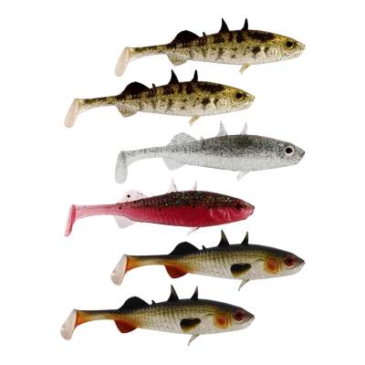 Westin Stanley the Stickleback, 7.5cm - Clear Water Mix - 4g - 6 Stück