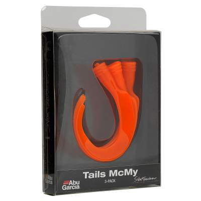 ABU Garcia Svartzonker Jerkbait McMy Tail Ersatzschwanz 3er Pack Farbe Fl. orange, Fl. orange - 3Stück