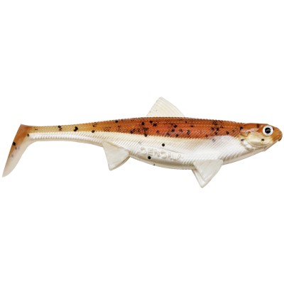 Senshu Real Fin Shad, 12cm - Magic Motoroil - 13g - 3 Stück