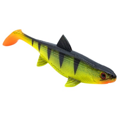 Senshu Real Fin Shad Gummifische 12cm - Shiny Tiger - 4g - 1 Stück