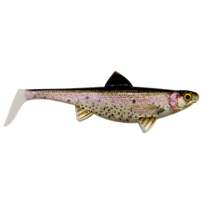 Senshu Real Fin Shad Gummifische 8cm - Rainbow Trout - 4g - 4 Stück