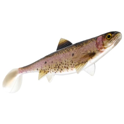 Senshu Real Fin Shad Gummifische 8cm - Rainbow Trout - 4g - 4 Stück