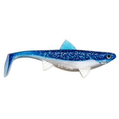 Senshu Real Fin Shad Gummifische 12cm - Flaky Blue - 13g - 3 Stück