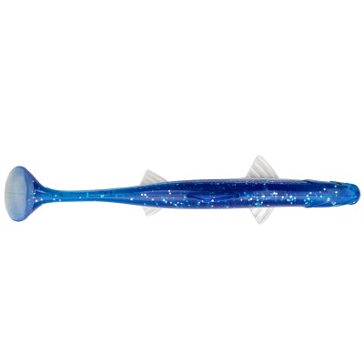 Senshu Real Fin Shad Gummifische 8cm - Flaky Blue - 4g - 1 Stück