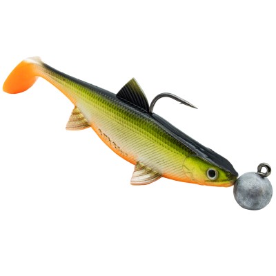 Senshu Real Fin Shad Ready2Catch, 12cm - Orange Belly - 25g - 3 Stück