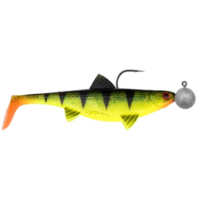 Senshu Real Fin Shad Ready2Catch Gummifische 12cm - Shiny Tiger - 25g - 3 Stück