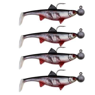 Senshu Real Fin Shad Ready2Catch, 8cm - Bloody Baitfish - 11g - 4 Stück