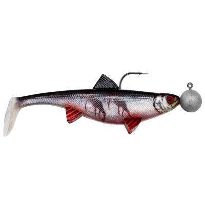 Senshu Real Fin Shad Ready2Catch Gummifische 8cm - Bloody Baitfish - 11g - 4 Stück