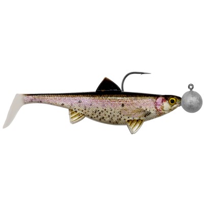 Senshu Real Fin Shad Ready2Catch, 8cm - Rainbow Trout - 11g - 4 Stück