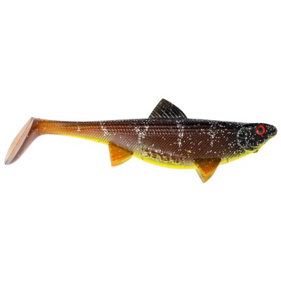 Senshu Real Fin Shad Gummifische 8cm - Sunshine Brown - 4g - 1 Stück