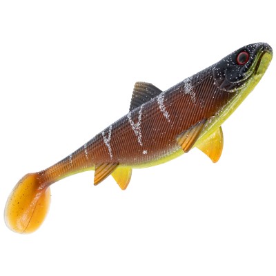 Senshu Real Fin Shad Gummifische 12cm - Sunshine Brown - 4g - 1 Stück