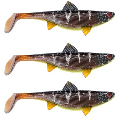 Senshu Real Fin Shad, 12cm - Sunshine Brown - 13g - 3 Stück