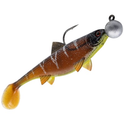 Senshu Real Fin Shad Ready2Catch, 8cm - Sunshine Brown - 11g - 4 Stück