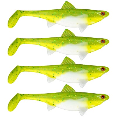 Senshu Real Fin Shad Gummifische 8cm - Fruty - 4g - 4 Stück