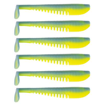 Senshu MG Shad, 7.5cm - Citrus/Blue - 3.5g - 6 Stück