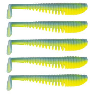 Senshu MG Shad Gummifisch 10cm - Citrus/Blue - 8g - 5 Stück