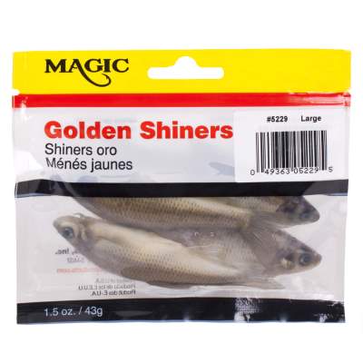 Magic Large Golden Shiner Minnows in Pouch,