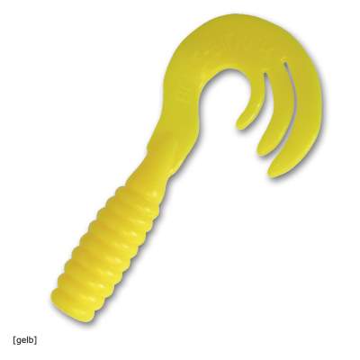 Blitz Pilker Riesenjig Dreierschwanz Beifänger Twister 02 17cm 17cm - gelb - 1Stück