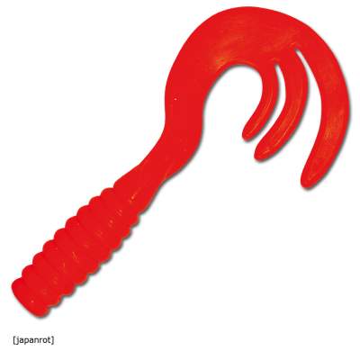 Blitz Pilker Riesenjig Dreierschwanz Beifänger Twister 06 17cm 17cm - japanrot - 1Stück