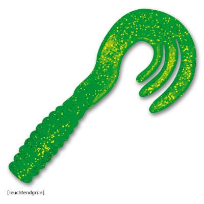 Blitz Pilker Riesenjig Dreierschwanz Beifänger Twister 11 17cm 17cm - leuchtgrün - 1Stück