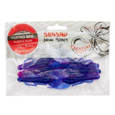 Senshu Yukino Bug Creature Bait 10.5cm - Purple Rain - 5.7g - 6 Stück