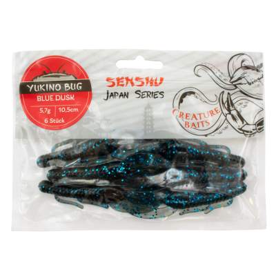 Senshu Yukino Bug Creature Bait 10.5cm - Blue Dusk - 5.7g - 6 Stück