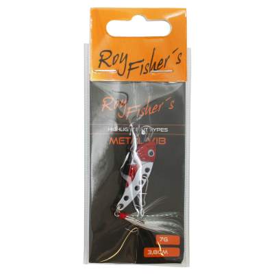 Roy Fishers Metal Vib, 3,8cm 7g Silver Red