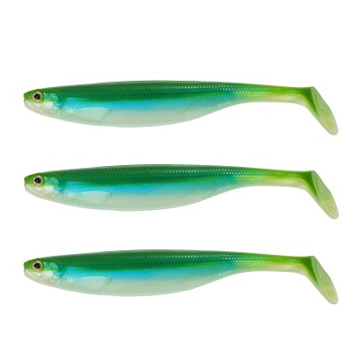 Westin ShadTeez Slim AD-Spezial Sonderfarbe 10cm - Kiwi Shad - 6g - 3 Stück