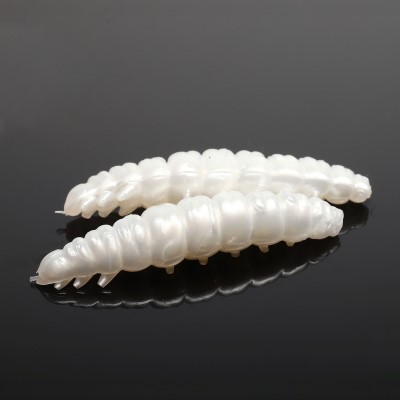 Libra Lures Larva, 3,5cm - silver pearl - 12Stück