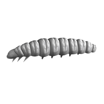 Libra Lures Larva Creaturebait 3,5cm - silver pearl - 12Stück