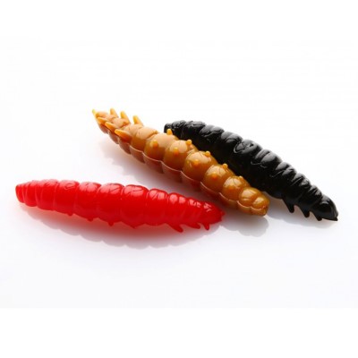 Libra Lures Larva - Creaturebait 3cm - silver pearl - 15Stück