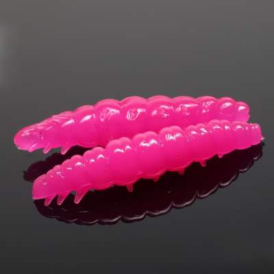 Libra Lures Larva Creaturebait 3cm - hot pink limeted - 15Stück