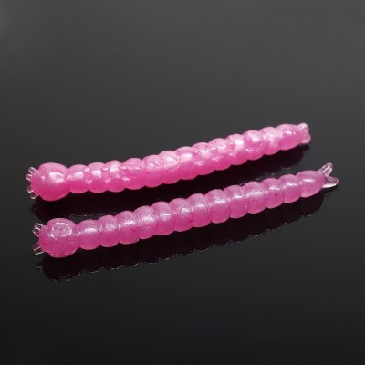 Libra Lures Slight Worm, 3,8cm - pink pearl - 15Stück