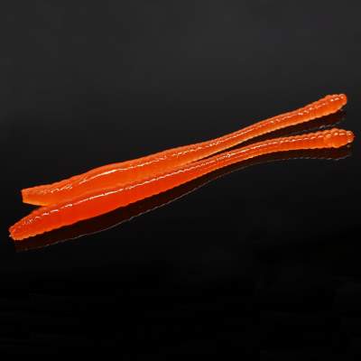 Libra Lures Dying Worm Creaturebait 7cm - hot orange - 15Stück