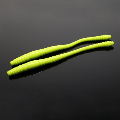 Libra Lures Dying Worm Creaturebait 7cm - apple green - 15Stück