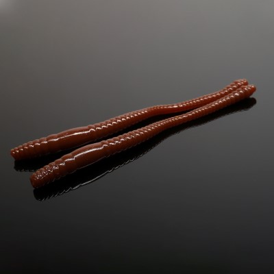 Libra Lures Dying Worm Creaturebait 7cm - brown - 15Stück