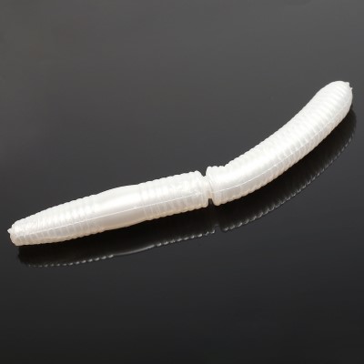 Libra Lures Fatty D´Worm, 6,5cm - silver pearl - 10Stück