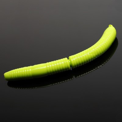 Libra Lures Fatty D´Worm Tournament Creaturebait 5,5cm - apple green - Krill Flavour - 12Stück
