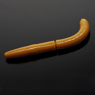 Libra Lures Fatty D´Worm Tournament, 5,5cm - coffee milk - Cheese Flavour - 12Stück